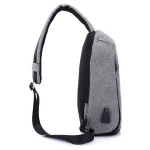 Anti-Theft Single Shoulder Bag USB Charging Crossbody Men/Women Chest package