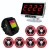 Import Artom Wireless table button call bell system with waterproof watch receiver set in different language and customized free logo from China