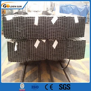 ASTM A500/en10219 q235 mild carbon steel profile galvanized square hollow section iron pipe