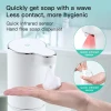 Automatic Foaming Hand Soap Dispenser Touchless Foam Soap Dispenser Rechargeable Bathroom Countertop Soap Pump