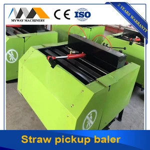 Automatic hay and straw baler mini roll hay baler