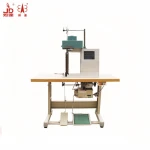 Automatic Leather PVC PU Cloth Shoes Upper Bag Phone Case Making Hot Cement Flatting Layering Machine