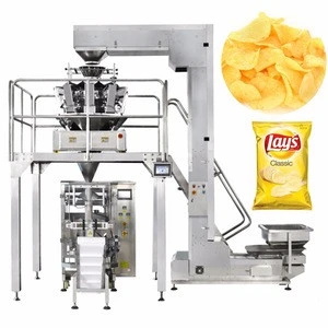 Automatic potato chips packing machine price vertical form fill seal multi-function packaging machines