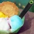 Import B33-0264 Multi-functional Soft Handle Stainless Steel Spoon Food Grade Ice Cream Spoons from China