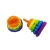 Import Baby 5 piece Stackable Rainbow Silicone Toy Teether FDA Approved from China