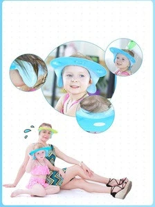 baby bath cap TPE shower cap for kids