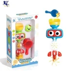Baby cartoon bathroom plastic animal watering spray playing dinosaur bath toys