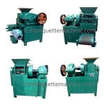 Ball press double roller briquette machine