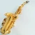 Import Bb Tone Curved Soprano Saxophone /curved gold lacquer Bb brass soprano saxophone instruments from China