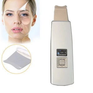 beauty machine portable ultrasonic ion skin peeling  care massage professional skin cleaning scrubber