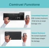 Best price 2.4g wireless ergonomic mouse multi-device bt 3.0 wireless BLT keyboard portable keyboard multimedia keyboard