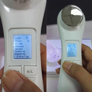 Best Price  Portable Ultrasound Machine 6 in 1 RF EMS Photon Skin tightening Rejuvenation Beauty Device