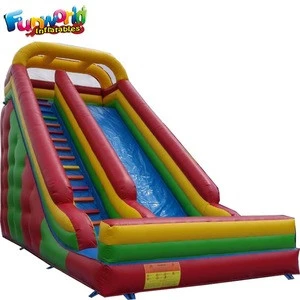 Best quality commercial slide mobile inflatable jumping slide for sale