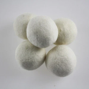 Best seller laundry products organic wool felt dryer ball for baby clothes