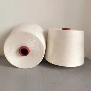Best-selling 100% Virgin  White Environmental Lenzing Viscose Yarn 30s/1 For All kinds of textiles,clothing,knitting,weaving