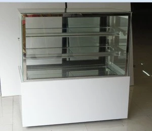 Best selling cabinet refrigerate table top countertop cake showcase counter