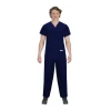 Best selling Cotton Blend Medical Scrubs For Men V Neck Hospital Uniform Medical Sets