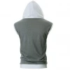Best Selling mens muscle fit sleeveless tops custom gym sleeveless hoodies Gym and fitness apparel Fleece hoodie