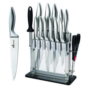 BH10 stainless steel 14pcs hollow handle kitchen knife set from Hatchen