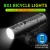 Import bicycle like flashlight bike head Lights USB Rechargeable Handlebar Bike front light with Aluminum alloy shell from China