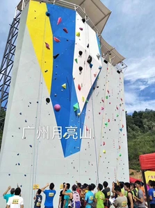 big discount for rock climbing wall with boulder pads and club grips