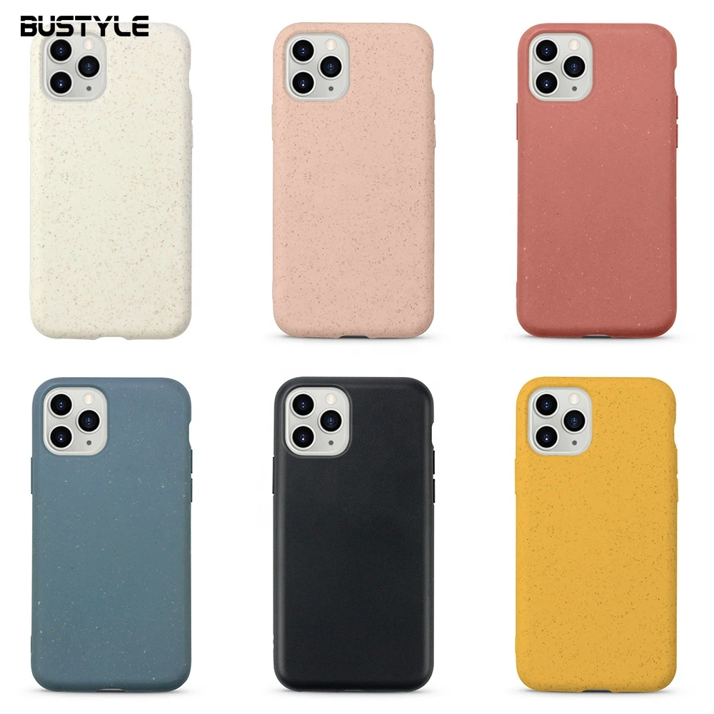 Biodegradable friendly recyclable environmental sustainable mobile accessories telephone phone shell for iphone 11 pro max