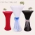 Import Black Banquet Spandex High Bar Cocktail Table Cover Table Cloth For Wedding from China