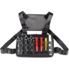 Black  Fashion Chest Front Pack Pouch Holster Rig, barber tool chest bag