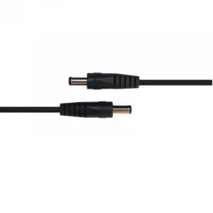 Black White 5.5*2.1mm DC Power Cable 5521 Male to Male DC to DC Jack Cable
