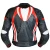 Import Black/White/Orange Motorcycle Men&#x27;s Racing Leather Jacket with Aerodynamic Hump from Pakistan