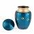 Import BLUE COPPER MARBLE  WITH SHINY GOLD PAW PET CREMATION URNS Funeral supplies from India
