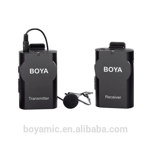 Boya BY-WM4 2.4GHz Wireless lavalier microphone for Smartphone Ipad DSLRs Camorders