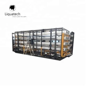 Brackish reverse osmosis water treatment equipment/Desalination RO plant for well water