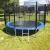 Import Brand New With Enclosure Net Elastic Bed Adults Kids Jump Bed Outdoor Amusement Park 16 Feet Round Trampoline// from China