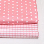 Breathable Dobby Blue Star 100% Cotton Fabric