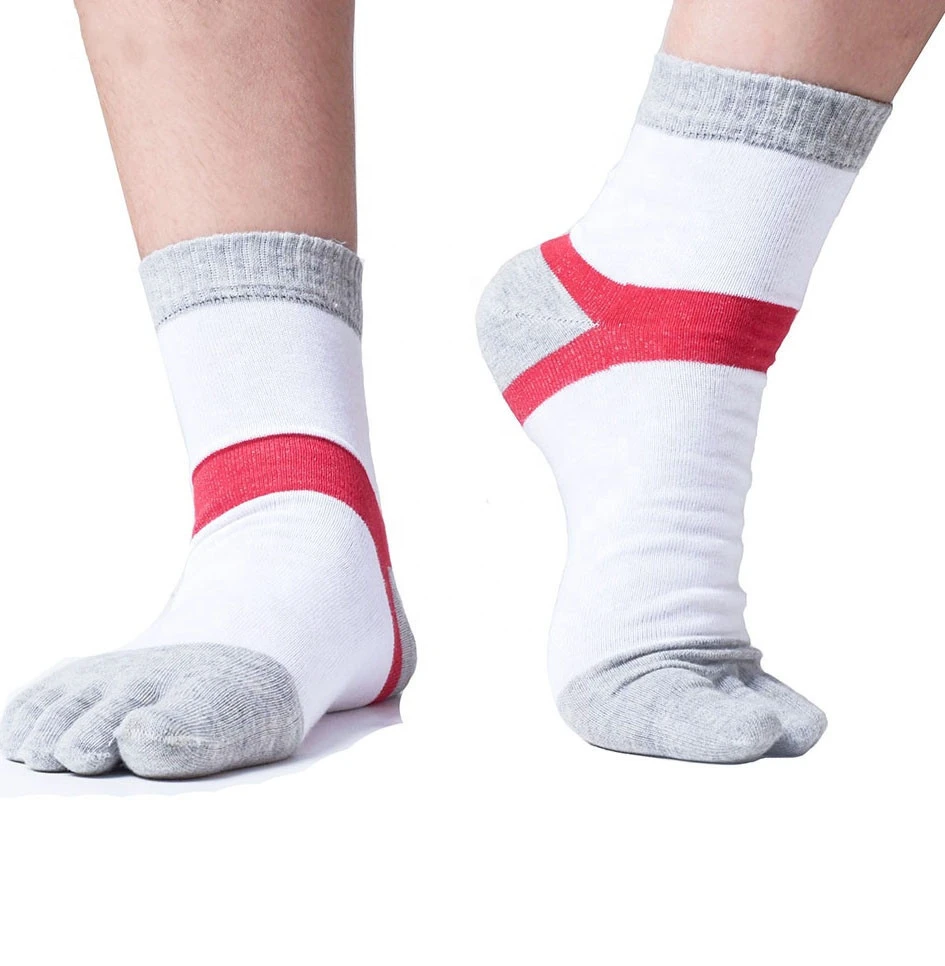 Breathable Mirisi Elite Sport Socks 100% Cotton Toe Socks