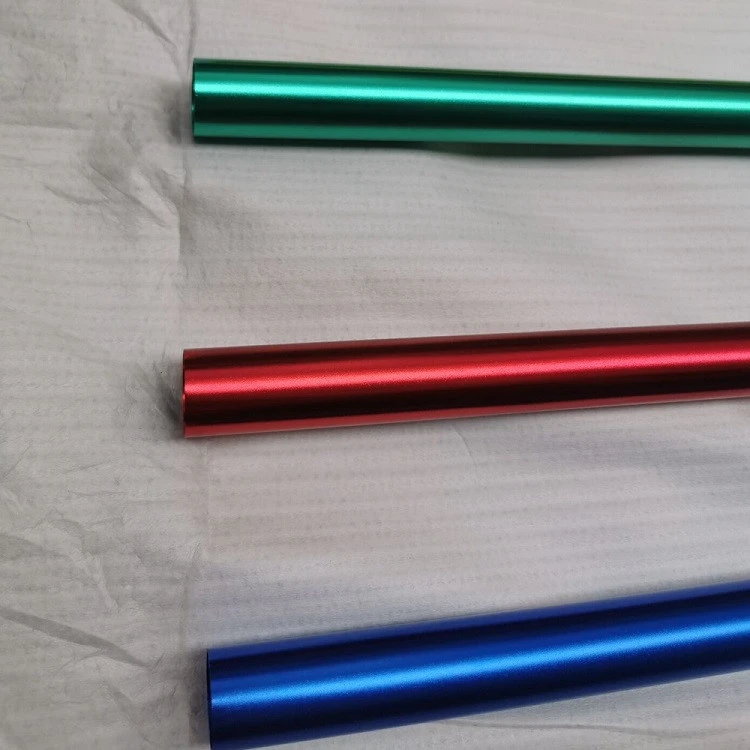 bright coloured attractive durable practical extruded aluminum pipes home decoration aluminum tubes