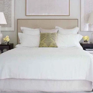BS-0055 Classical Super Soft Natural Comfort White Cotton Modern Bedding Set,Bed Linens