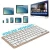 Import BT3.0 Keyboard Tablet Bluetooth Keyboard Wireless Ultra Slim Keyboard for iOS Android Windows 3 in 1 from China
