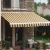 Import budget manual garden patio awning canopy sun shade retractable shelter from China