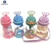 Bulk bpa free plastic  kids drink cup 550ml water bottle with straw