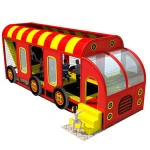 bus theme  kids trampoline playground TP-002D
