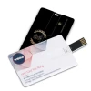 Business Card USB 2.0 Full Color Printing Popular Gift Advertising 8GB Plastic Pendrive 16GB Credit Card USB Flash Drive