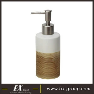 BX Group refillable liquid hand soap dispenser with zinc pump handy for kitchen use