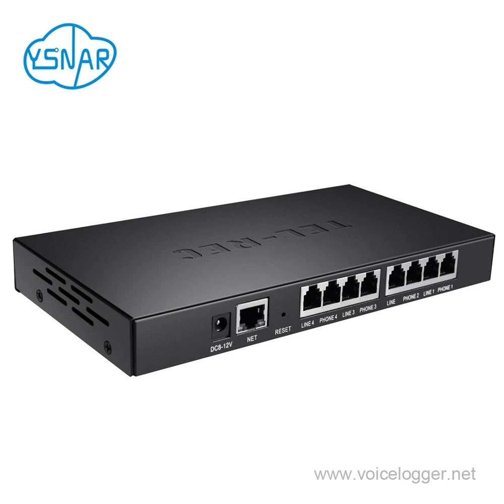 Call Center Telesales System: 4 Lines/Channels/Ports Stand Alone Telephone Line Voice Logger with SDK/API and 16G SD Card