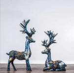 Car deer decorations car accessories creative car interiors
