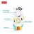 Import Cartoon cow soft lighting music hand bell toys baby rattle with tie card from China