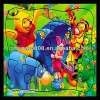 Cartoon design jigsaw for kids puzzle magnetic animal puzzle