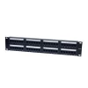 Cat6A UTP 24 Port Patch Panel with shutter Toolless