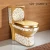 Import ceramic bathroom design wc color toilet bowl gold plated portable toilet from China